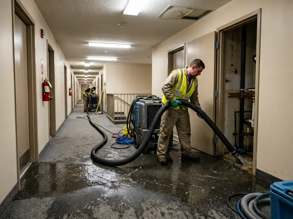 multi-unit-apartment-hallway-f-005 — frequently asked questions, Emergency Burst Pipe Water Extraction & Removal in Miami Sh…
